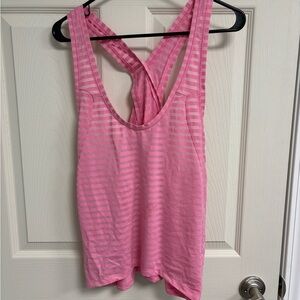 Zyia Nimbus Pink Open Back Split Tank XXXL